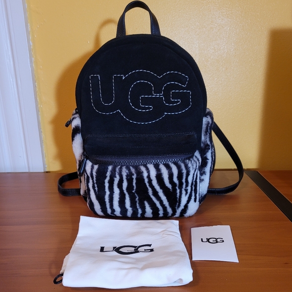 Ugg Dannie Ii Mini Sheepskin Zebra 